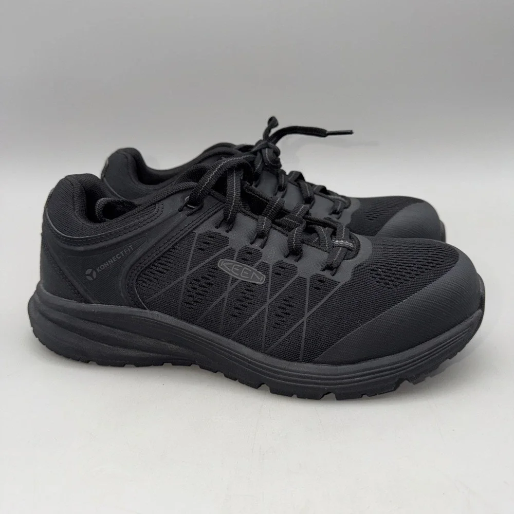 Keen Utility Footwear Vista Energy Carbon Toe Work Sneaker Black Men's 8D EUC
